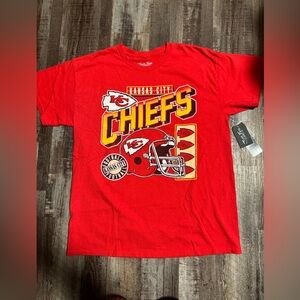 Junk Food Clothing Red Kansas City Chiefs Graphic T-shirt NWT Unisex Medium